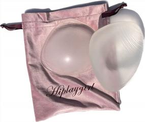 img 1 attached to Enhance Your Bust With Pair Of Concave Silicone Breast Forms: Perfect Triangle Mastectomy Prosthesis Bra Inserts