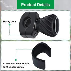 img 3 attached to 🚗 Universal Steering Wheel Spinner Knob for Kubota, John Deere Tractors, Cars, Trucks, Mowers, Forklifts - Easy Maneuverability with Steering Wheel Ball Knob