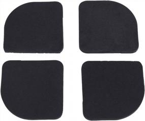 img 1 attached to Protect Your Home Appliances With Anti-Vibration Pads - 4Pcs EVA Washing Machine And Refrigerator Pads With Scratch Protector (Black)