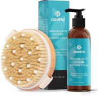 isavera exfoliating anti cellulite scrub: banish cellulite with effective exfoliation logo