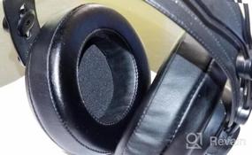 img 5 attached to Brainwavz XL Large Replacement Memory Foam Earpads - Suitable For Many Other Large Over The Ear Headphones - Sennheiser, AKG, HifiMan, ATH, Philips, Fostex, Sony (Black Pleather)