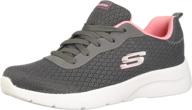 skechers dynamight womens sneakers black women's shoes ~ athletic logo