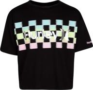 hurley girls graphic t shirt x large girls' clothing : tops, tees & blouses logo
