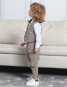 img 1 attached to DESIGN Toddler Wedding Gentleman Outfit Boys' Clothing ~ Suits & Sport Coats