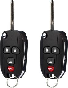 img 4 attached to 🔑 Улучшите свой Pontiac или Saturn с помощью интерьерных аксессуаров 15252034 Keyless 2005-2010