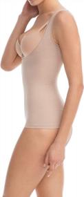 img 1 attached to Shape Up Your Body With Farmacell'S Cupless Vest Push-Up Support - 100% Made In Italy