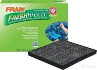 🚗 fram fresh breeze car cabin air filter replacement with arm and hammer baking soda - easy installation, cf11667 - for chevrolet vehicles (select models) - white logo