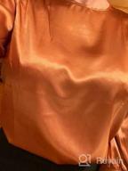 img 1 attached to Chigant Women'S Satin Silk Blouse: Perfect For Casual Work And Office Wear review by Brittany Archuleta