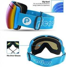 img 2 attached to Picador Ski Goggles PRO Over The Glasses With Detachable Dual Layer Anti-Fog Lens For Women And Men