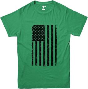 img 2 attached to Big Black American Flag Distressed Boys' Clothing at Tops, Tees & Shirts