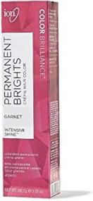 img 1 attached to 🔴 Ion Permanent Brights Creme Hair Color - Garnet Shade