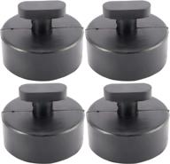 toolly 4 pack jack pads: reliable lift pad adapters 🔧 for chevrolet corvette c5 c6 c7 - sturdy rubber jack pucks logo