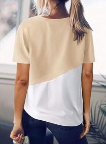 img 3 attached to Stay Comfy And Chic: Biucly Women'S Loose Casual Tee With Short Sleeves And Crewneck