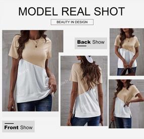 img 2 attached to Stay Comfy And Chic: Biucly Women'S Loose Casual Tee With Short Sleeves And Crewneck