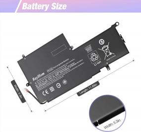img 2 attached to Extended-Life Battery For HP Spectre X360: RayHom PK03XL - Compatible With 13-4000 And 13-4100 Series Models