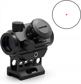 img 3 attached to Feyachi RDS-25 Red Dot Sight: 4 MOA Micro Rifle Scope With 1 Inch Riser Mount