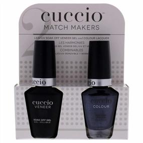 img 1 attached to Cuccio Matchmaker Nail Lacquer & Veneer Gel Polish - Full Coverage Manicure/Pedicure Set - Long Lasting High Shine, Cruelty Free, No Formaldehyde Or Toluene - 2 Pc