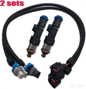 img 4 attached to 🔌 Almost 2PCS Fuel Injector Harness Set Compatible with Polaris Ranger XP Ranger Crew RZR 800 1204318, 1204319 0280158197 SET