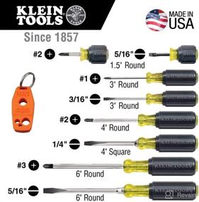 img 2 attached to 🔧 Efficiently Drive with Precision: Klein Tools 600-4 1/4-Inch Keystone Cushion-Grip Screwdriver