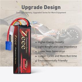 img 1 attached to Get Maximum Performance With Zeee Premium Series 3S Lipo Battery 5000MAh For Your RC Racing Hobby (2 Pack)