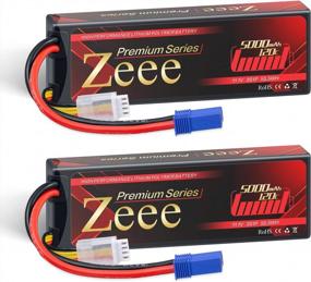 img 4 attached to Get Maximum Performance With Zeee Premium Series 3S Lipo Battery 5000MAh For Your RC Racing Hobby (2 Pack)