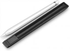 img 3 attached to Съемный кожаный держатель для карандашей для Apple IPad 2018/Air/9.7 Pro 9.7/10.5/12.9 Pro - совместим с Apple Pencil 2-го поколения.