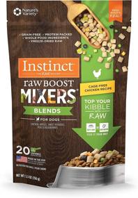 img 4 attached to Nature'S Variety Instinct Cage Free Chicken Recipe Freeze Dried Raw Boost Mixers Grain Free All Natural Dog Food Topper, 5.5 Oz. Bag