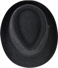 img 2 attached to Upgrade Your Style With Ascentix Men'S Fedora: Classic Wool Blend With Herringbone Band And 2" Brim