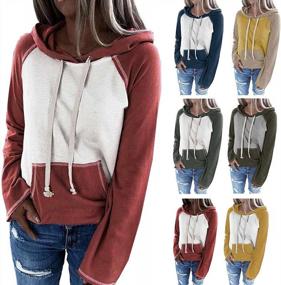 img 2 attached to Hotkey Womens Plus Size Coat, New Ladies Striped Zipper Hooded Sweatshirt Winter Slim Hoodie Lightweight Pocket Jacket