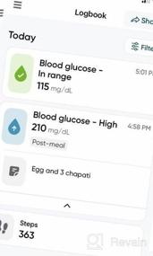img 6 attached to DARIO Набор для измерения уровня глюкозы в крови: тестирование и лечение диабета с 25 полосками, 10 стерильными ланцетами (Android USB-C)