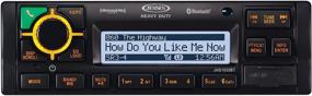 img 1 attached to JENSEN JHD1635BT Heavy Duty Bluetooth Stereo Radio with AM/FM/RBDS/WB/USB/AUX-IN Compatibility, iPod & iPhone Integration, and Sirius XM Ready, 12V DC