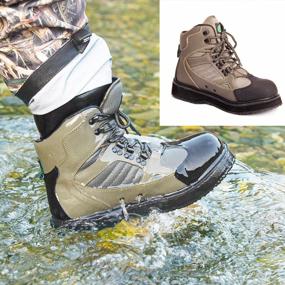 img 4 attached to NEYGU Men&Women Breathable Quick-Dry Wading Shoes For Fishing And Hunting With Felt Sole Or Rubber Sole, Used For Neoprene Stocking Foot Wader