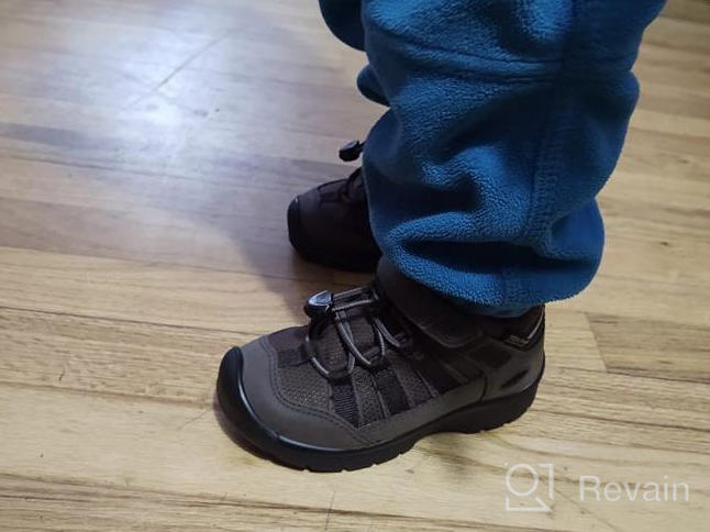 img 1 attached to Outdoor Adventure with KEEN HIKEPORT Hiking Nights Sunflower Boys' Shoes review by Bryan Moon