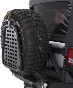img 1 attached to 🔧 Smittybilt 2739 I-Rack2: Innovative Universal Fit Spare Tire Platform Base for Jeeps, Cars, SUVs - Black
