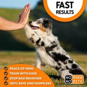 img 2 attached to 🐶 No Bark No Bite Ultrasonic Dog Training Device - Effective Deterrent for Dogs of All Sizes - 16.4 Feet Range - Anti Black Silver Orange