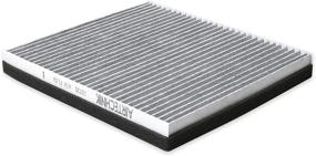 img 2 attached to 🚗 AirTechnik CF10735 Activated Carbon Cabin Air Filter for Genesis G80/G90 17-20, GV80 2021, Hyundai Equus 11-16, Genesis 09-16, Santa Fe 19-20, Kia K900 19-20, Stinger 18-22, Telluride 20-21