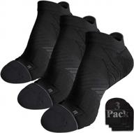 coolmax no show running socks - anti-blister, wicking, seamless & anti-odor athletic footwear logo