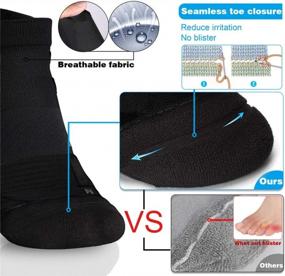img 3 attached to Coolmax No Show Running Socks - Anti-Blister, Wicking, Seamless & Anti-Odor Athletic Footwear