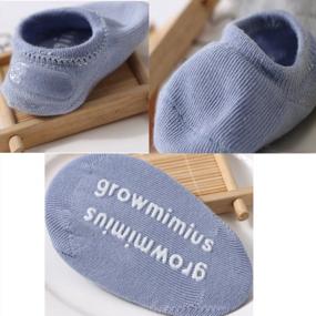 img 2 attached to Unisex Baby Toddlers Kneepads: BOSONER Anti-Slip Knee And Anti Slip Socks, Best Infant Gift For Boys & Girls (Black Dark Grey)