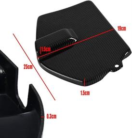 img 3 attached to 🏎️ BILLFARO Carbon Fiber Style Front Strut Tower Covers for Corvette C8 C8.R 2020-2022 - Engine Bay Shock Protection Panel Cover Trim with Mag Ride Replacement