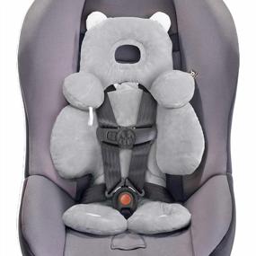 img 3 attached to BENBAT Total Body Baby Support Pillow - Stroller Or Car Seat Baby Body Support Pillow - Baby Head Support Pillow And Body Support For Babies - Newborn Gifts And Gifts For Baby Shower (Gray)