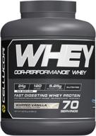 maximize muscle growth with cellucor cor-performance powder whipped - gluten free protein drink logo