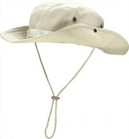 img 4 attached to Experience Ultimate Comfort And Protection With FALETO Outdoor Boonie Hat - Ideal For Safari, Fishing, And More!