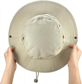 img 2 attached to Experience Ultimate Comfort And Protection With FALETO Outdoor Boonie Hat - Ideal For Safari, Fishing, And More!