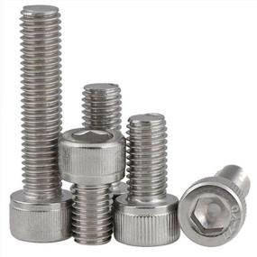 img 1 attached to Marine Grade Stainless Steel M3 X 8Mm Socket Head Screws - DIN 912 - 100 Pack By MonsterBolts