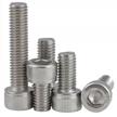 marine grade stainless steel m3 x 8mm socket head screws - din 912 - 100 pack by monsterbolts logo