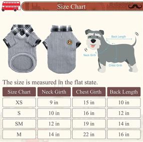 img 3 attached to 🐶 Warm and Stylish British Plaid Dog Sweater for Small to Medium Breeds by PUPTECK