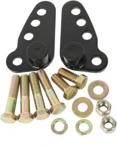 img 4 attached to 🔧 Rear Adjustable Lowering Kit: Perfect Fit for Harley Touring Bikes/Street Glide/Electra Glide/Ultra Glide/Road King (02-16) with Hard Saddlebags Only/Standards 2002-2016 - 1-2" or 1-3" Options