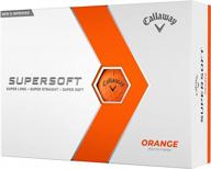 мячи для гольфа callaway supersoft, 12 шт. в упаковке логотип