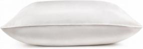 img 1 attached to ARTALL Luxury 19 Momme 100% Pure Natural Mulberry Silk Pillowcase - Queen Size White